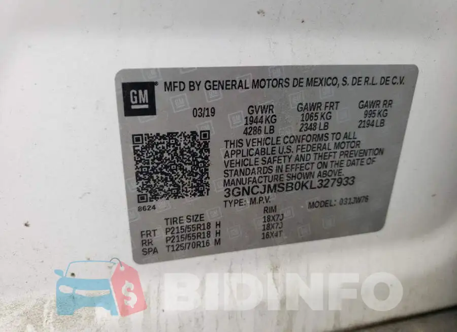 3GNCJMSB0KL327933 Photo# 12