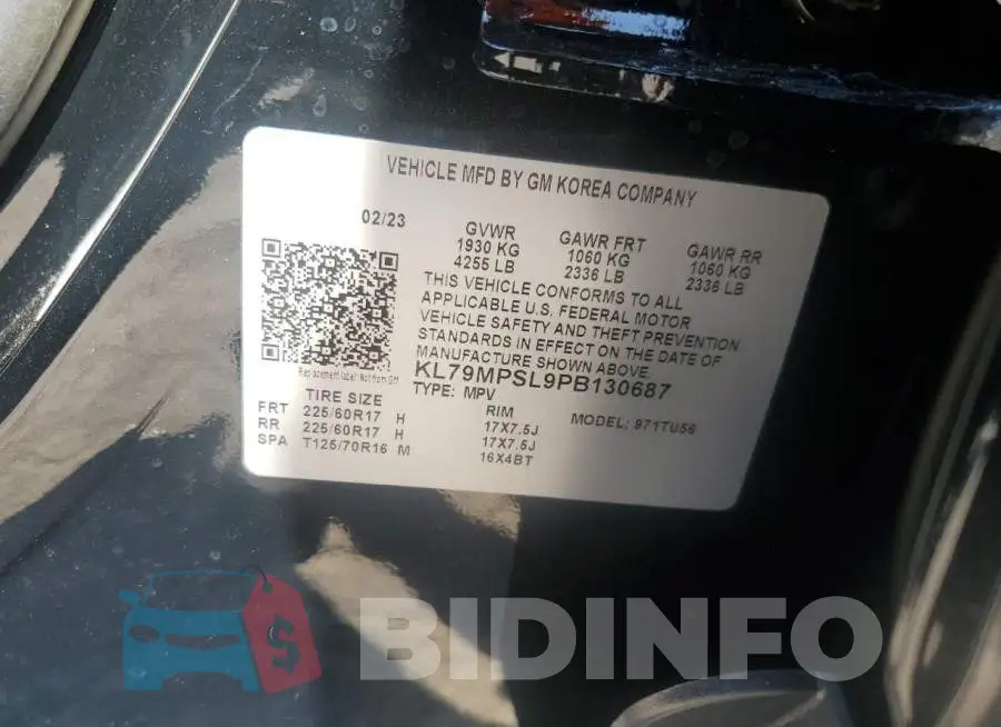 KL79MPSL9PB130687 Photo# 13