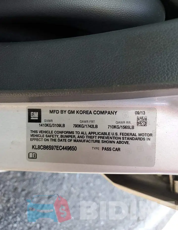 KL8CB6S97EC449650 Photo# 12