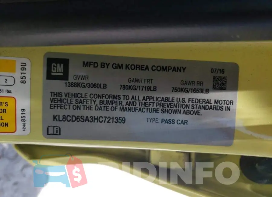 KL8CD6SA3HC721359 Photo# 12