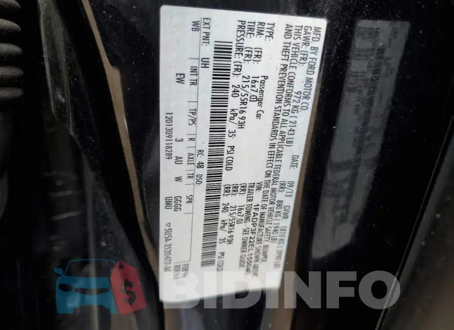 1FADP3F22EL155040 Photo# 12
