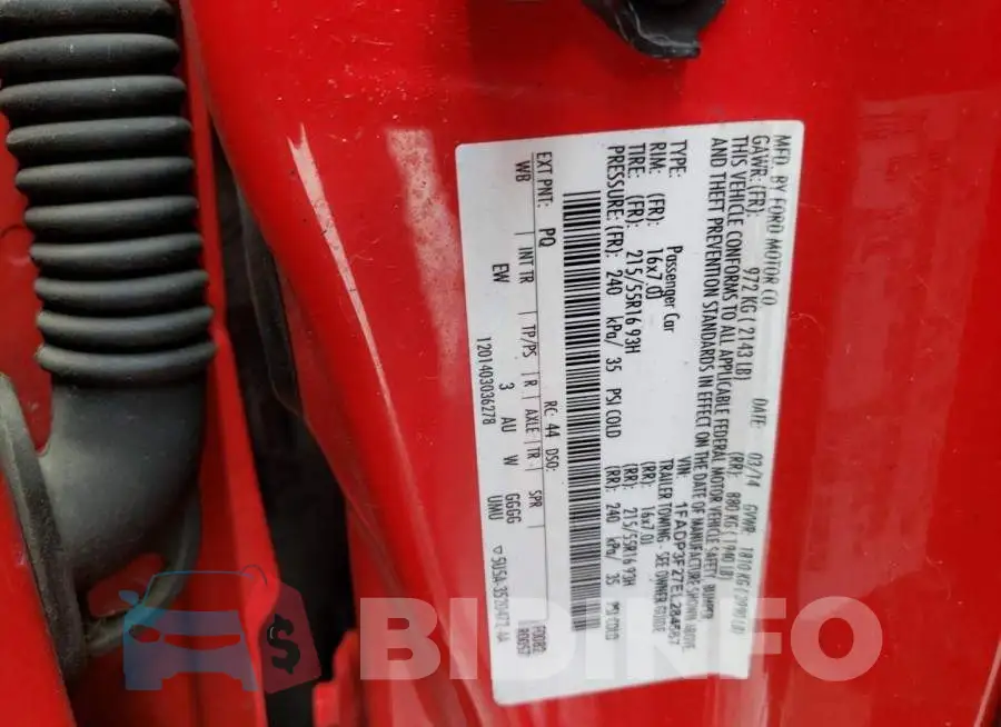 1FADP3F27EL284567 Photo# 12