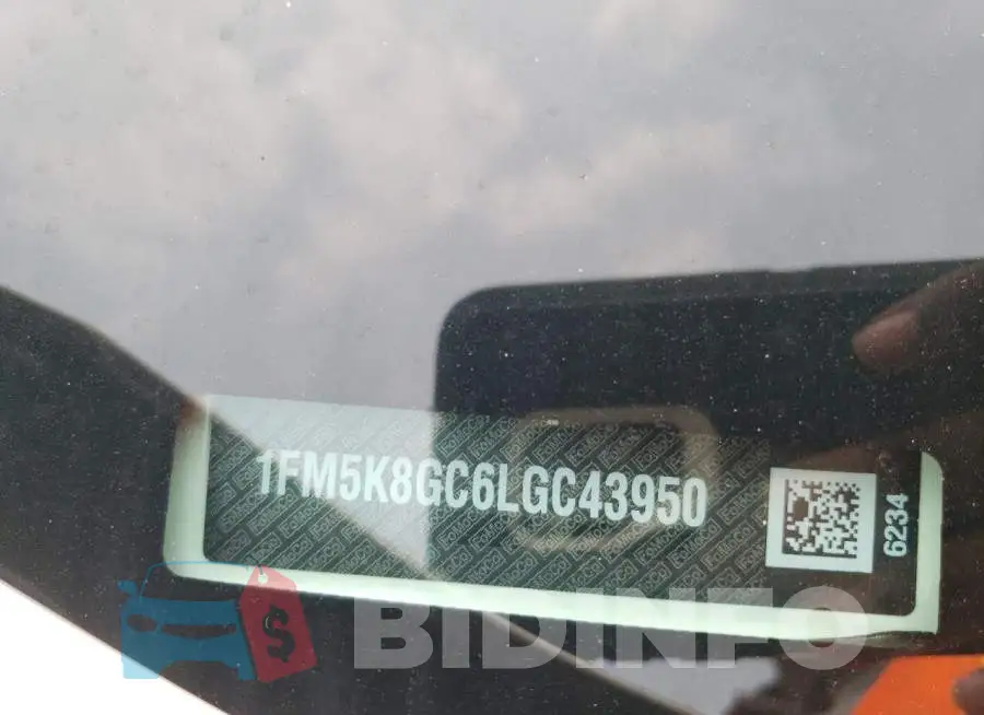 1FM5K8GC6LGC43950 Photo# 14