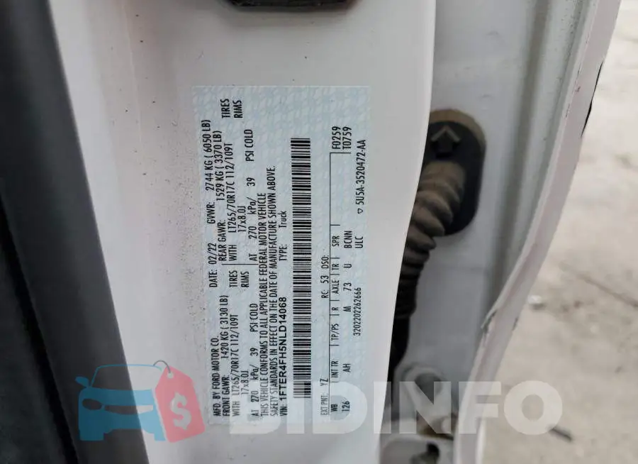 1FTER4FH5NLD14068 Photo# 12