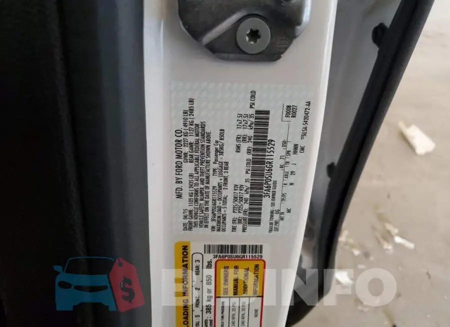 3FA6P0SU6GR115529 Photo# 12