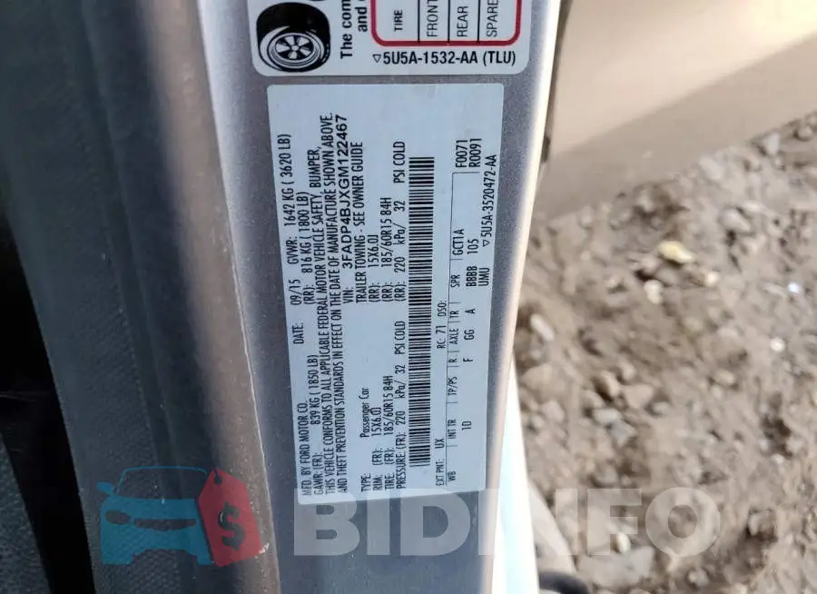 3FADP4BJXGM122467 Photo# 12