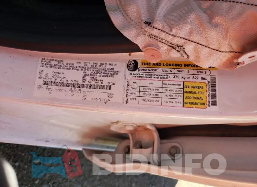 3FADP4EJ7KM133950 Photo# 12