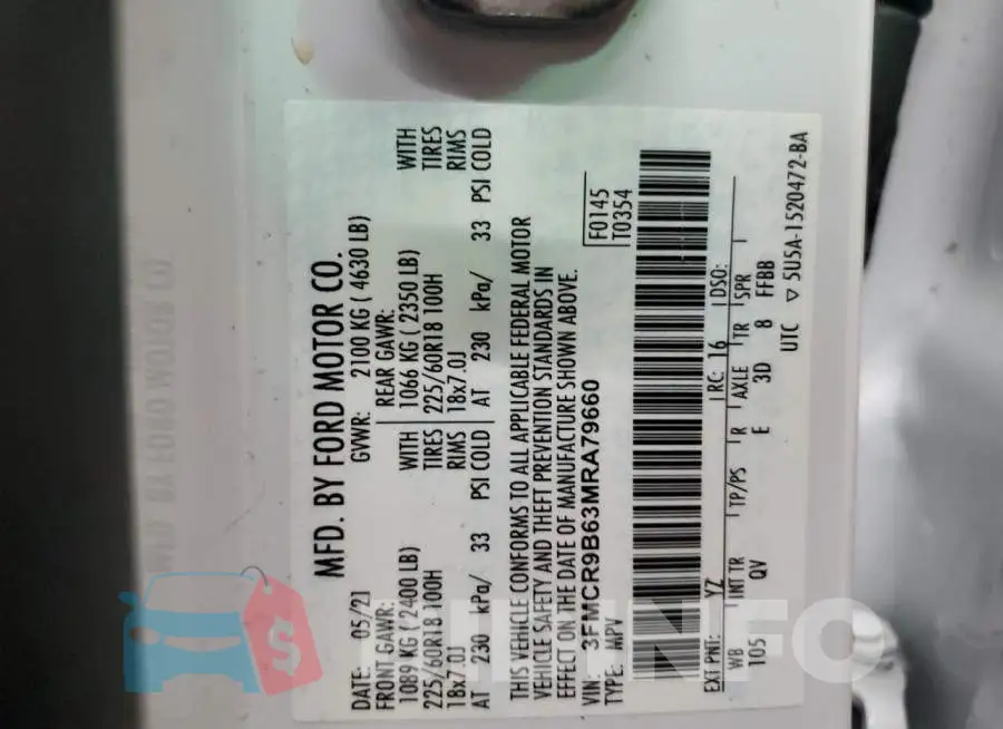 3FMCR9B63MRA79660 Photo# 13