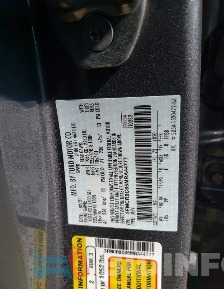 3FMCR9C65MRA44777 Photo# 13