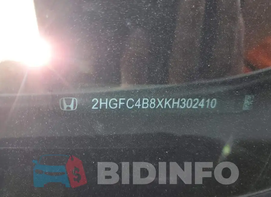 2HGFC4B8XKH302410 Photo# 13