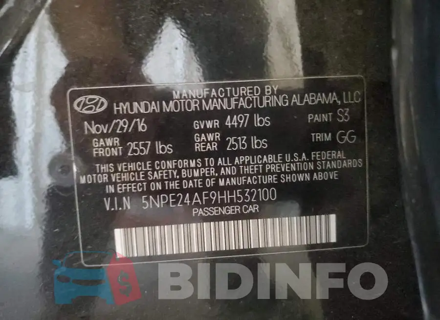 5NPE24AF9HH532100 Photo# 12