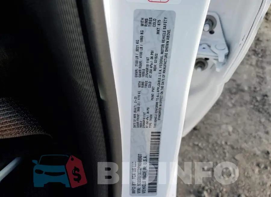 1C6SRFMT2PN568907 Photo# 12