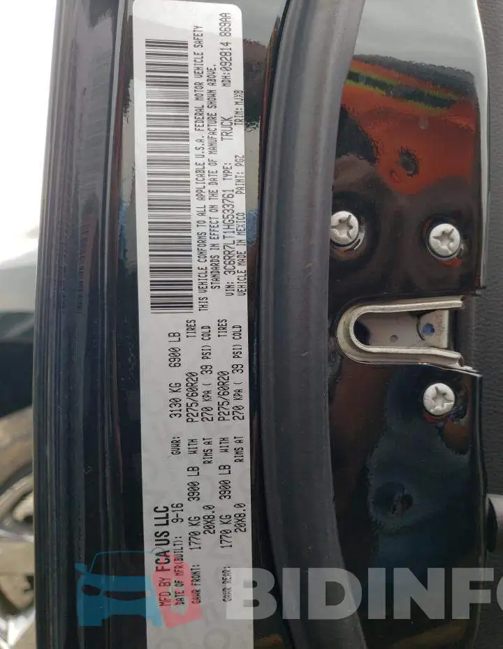 3C6RR7LT1HG533761 Photo# 13