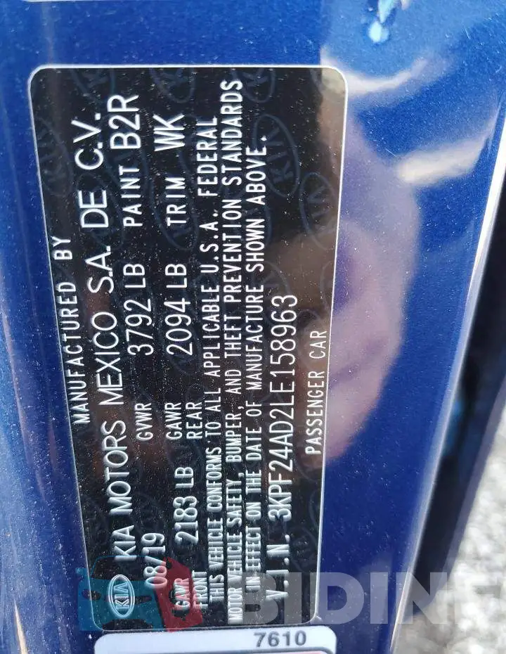 3KPF24AD2LE158963 Photo# 12