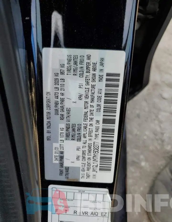 JM1GL1VM7M1608377 Photo# 12