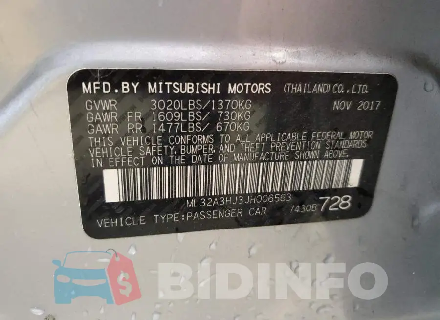 ML32A3HJ3JH006563 Photo# 13