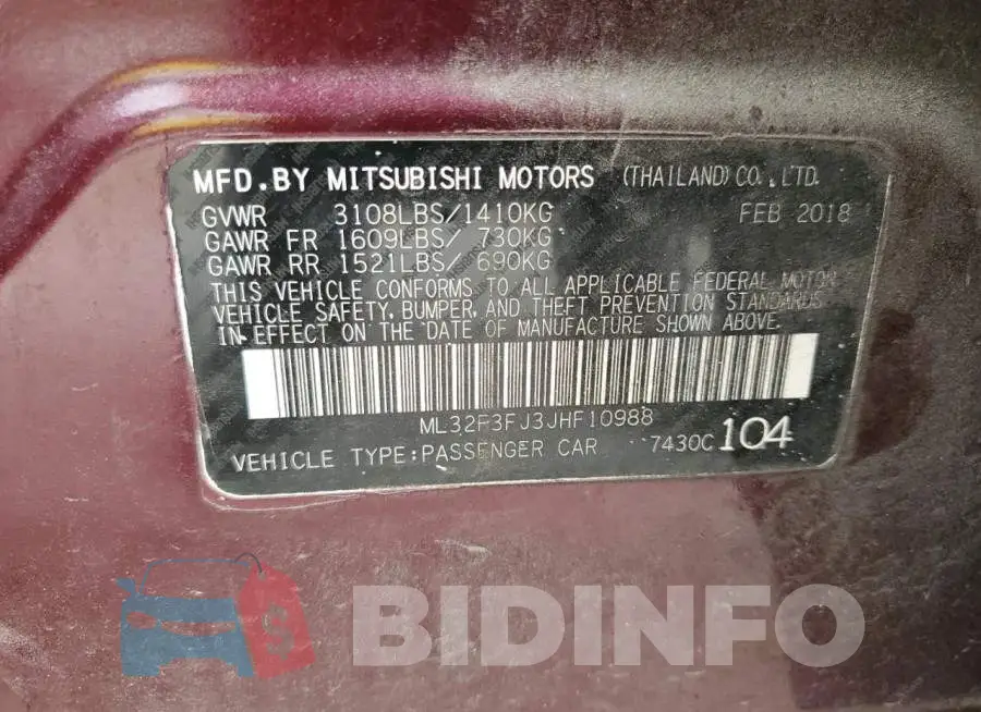 ML32F3FJ3JHF10988 Photo# 12