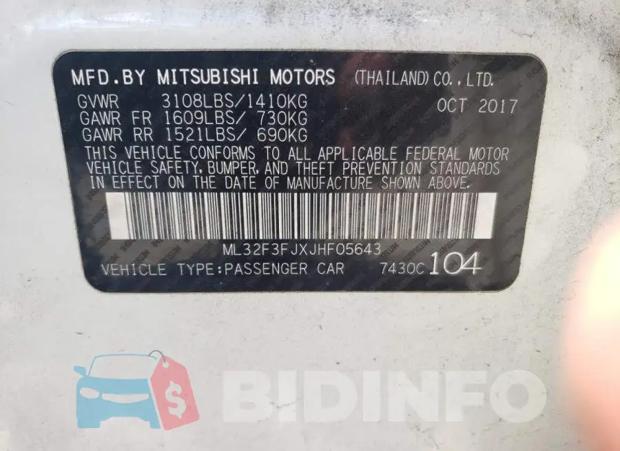 ML32F3FJXJHF05643 Photo# 12