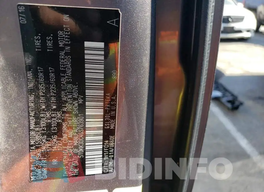 5TDKK3DC4GS763901 Photo# 14