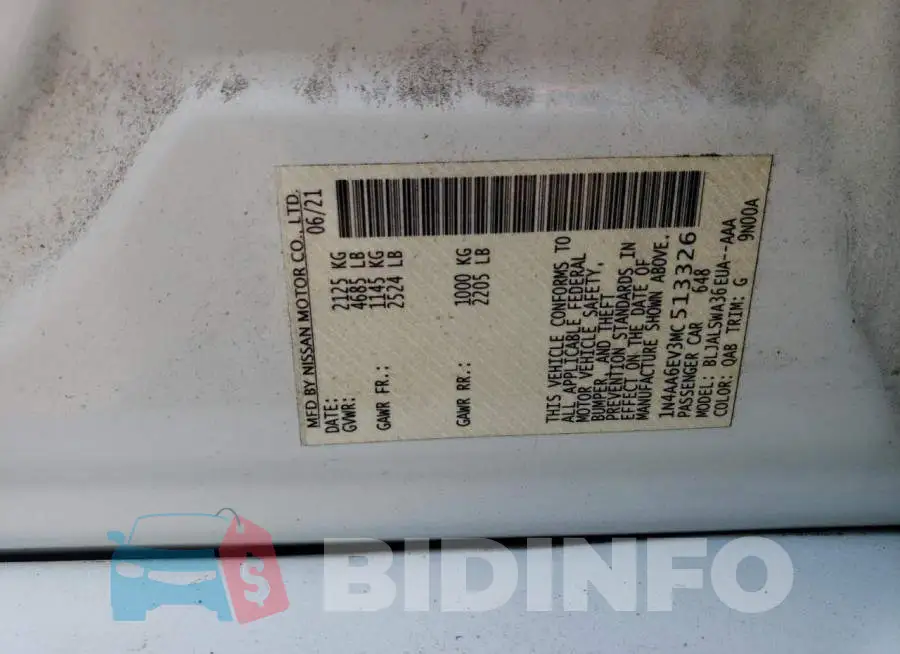 1N4AA6EV3MC513326 Photo# 12