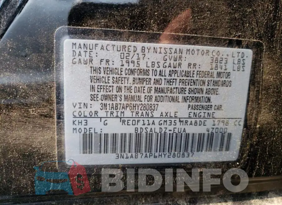 3N1AB7AP6HY280837 Photo# 12