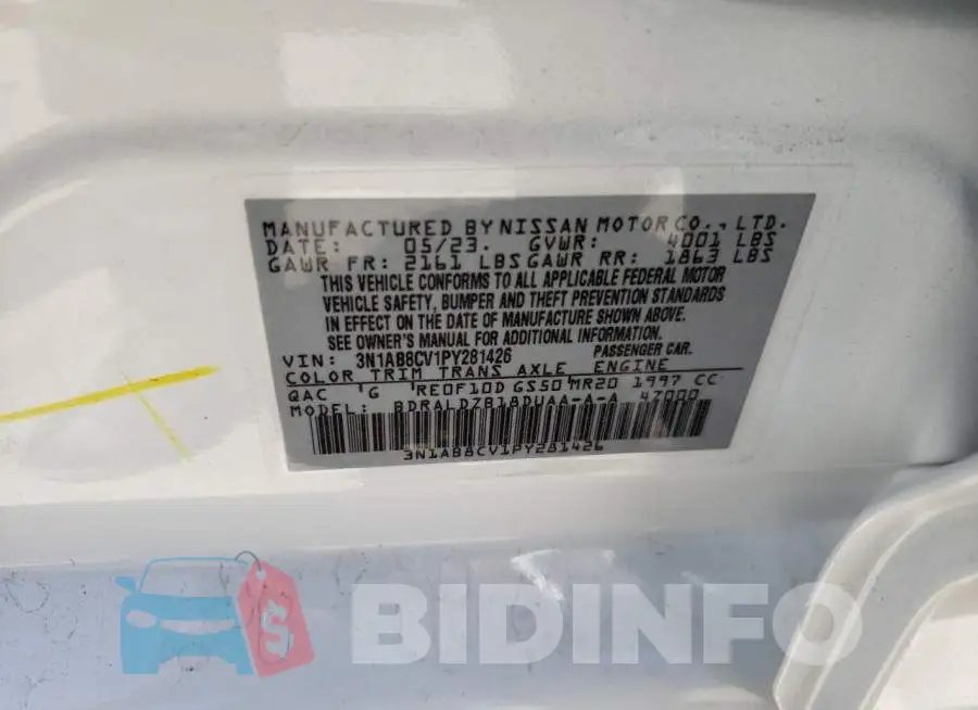 3N1AB8CV1PY281426 Photo# 12