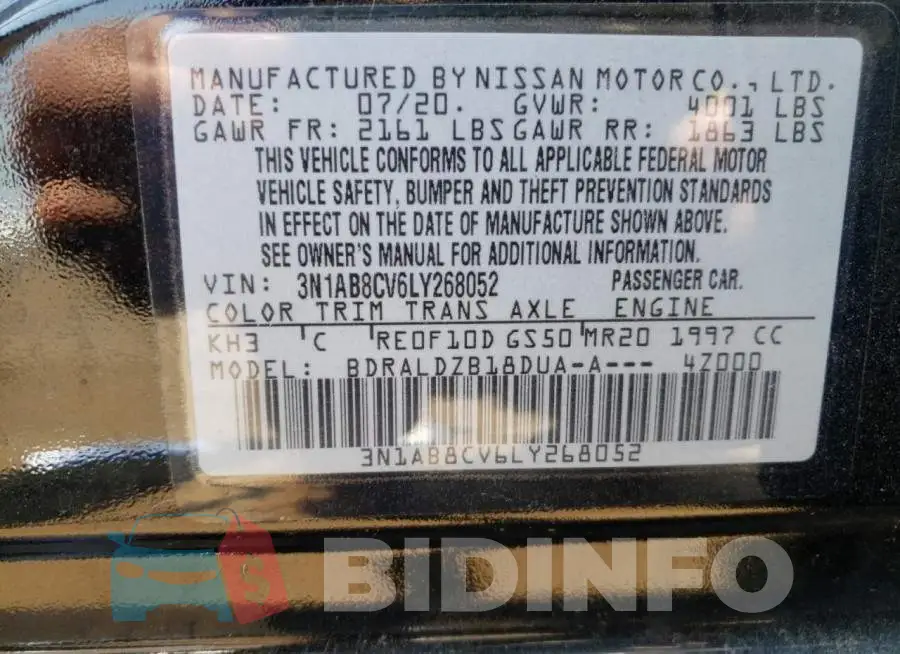 3N1AB8CV6LY268052 Photo# 12