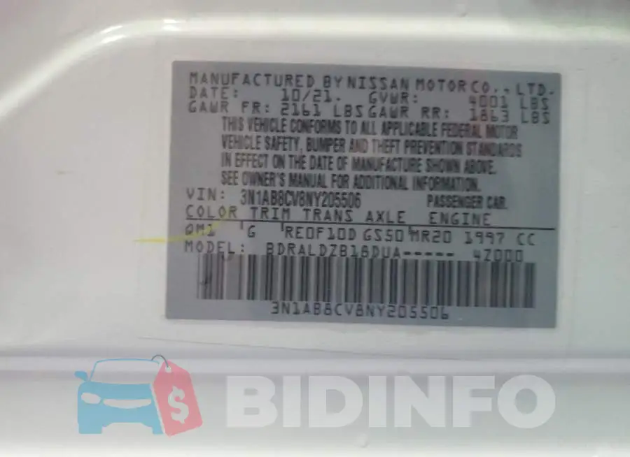3N1AB8CV8NY205506 Photo# 12