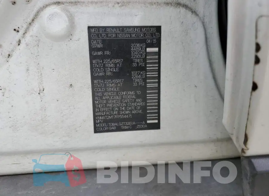 KNMAT2MT7FP554471 Photo# 12