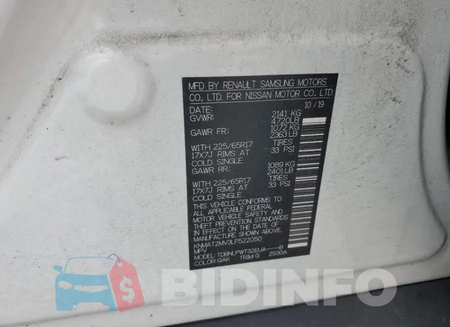 KNMAT2MV3LP522050 Photo# 12