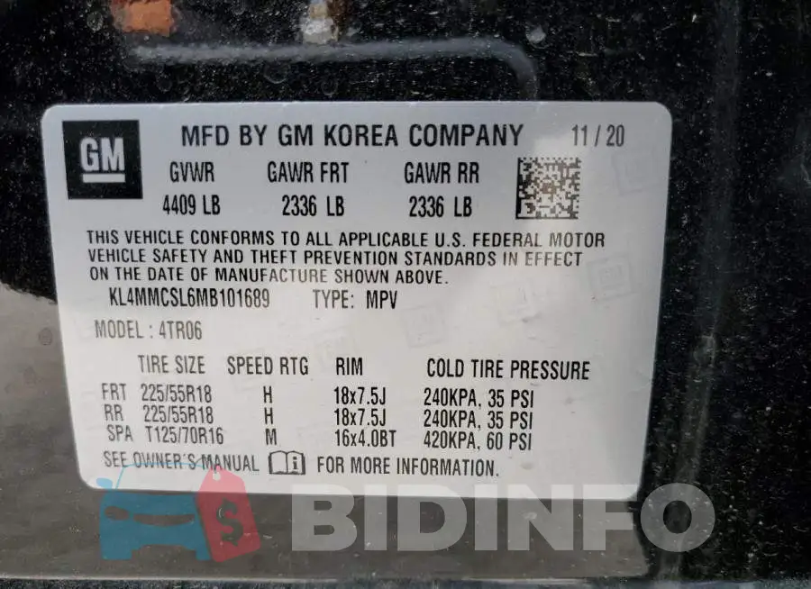 KL4MMCSL6MB101689 Photo# 13