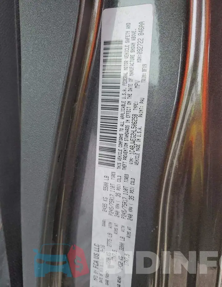 1C4BJWEG2HL506258 Photo# 12