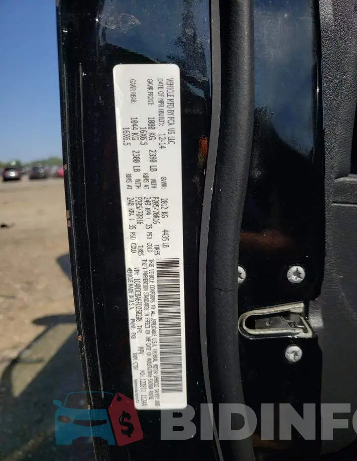1C4NJCBA6FD250208 Photo# 13