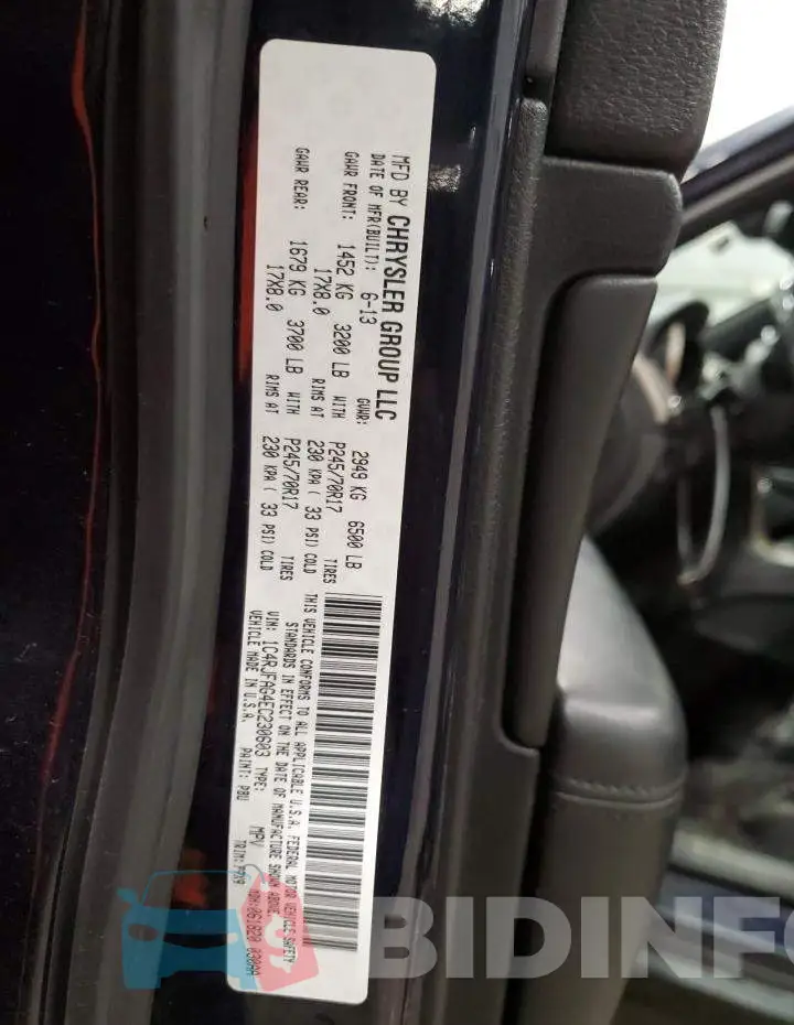 1C4RJFAG4EC230603 Photo# 10
