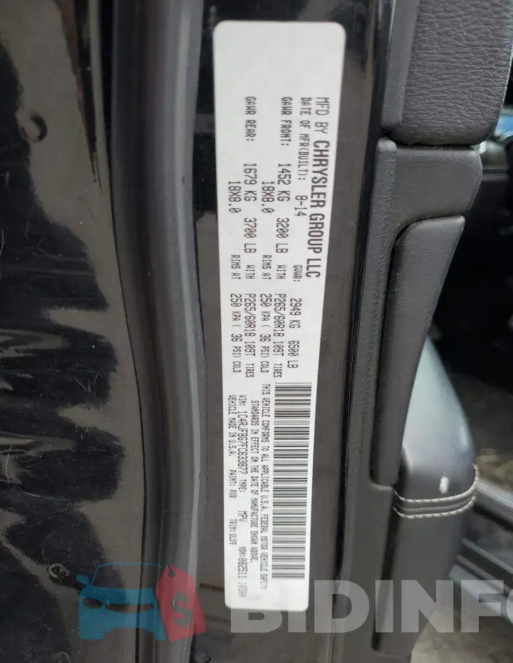 1C4RJFBG7FC633877 Photo# 13