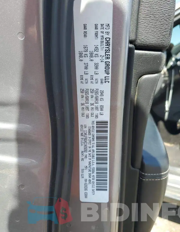 1C4RJFBGXEC429282 Photo# 13