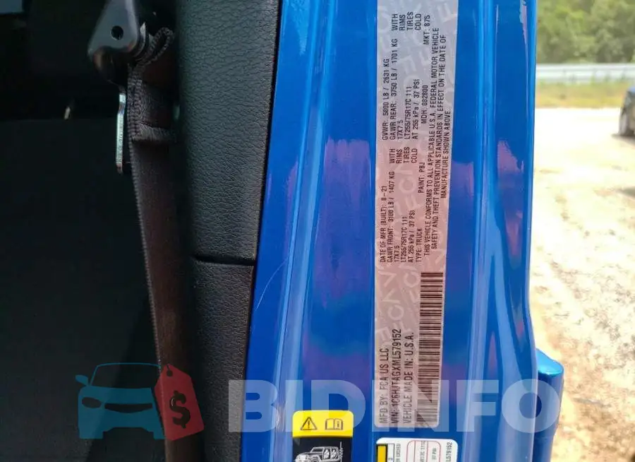 1C6HJTAGXML579152 Photo# 12