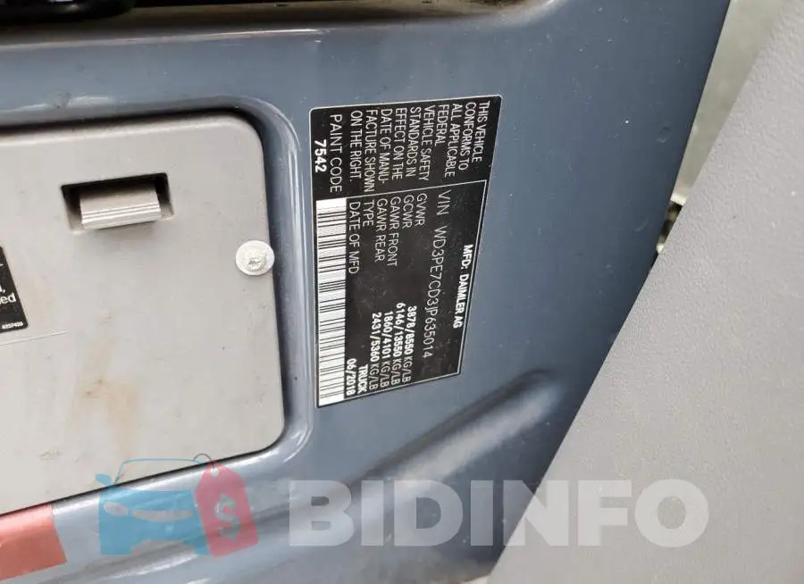 WD3PE7CD3JP635014 Photo# 12