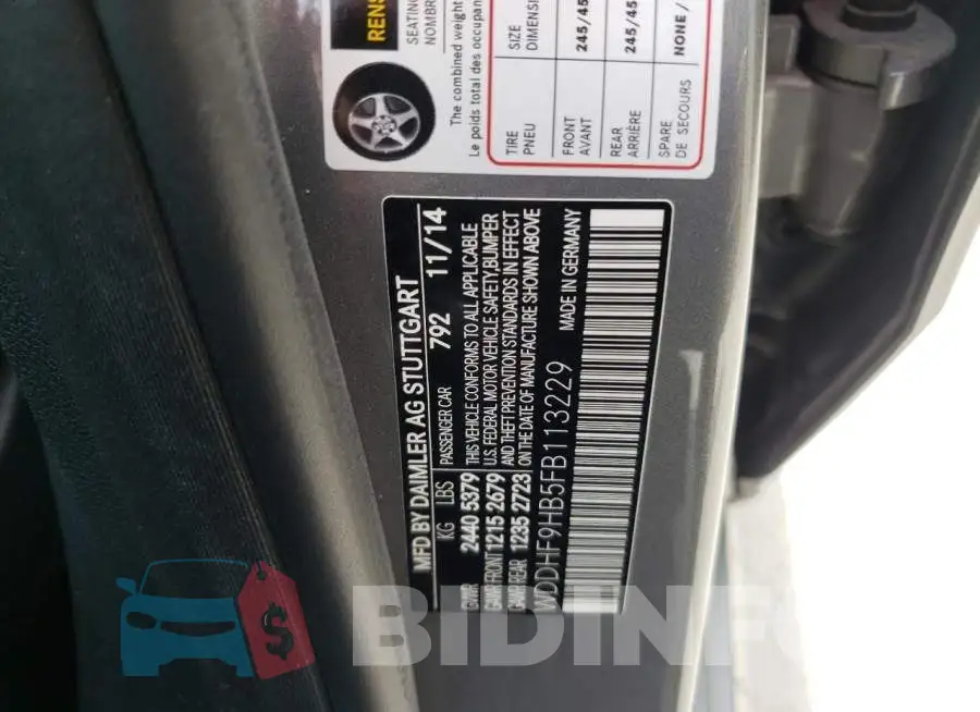 WDDHF9HB5FB113229 Photo# 12