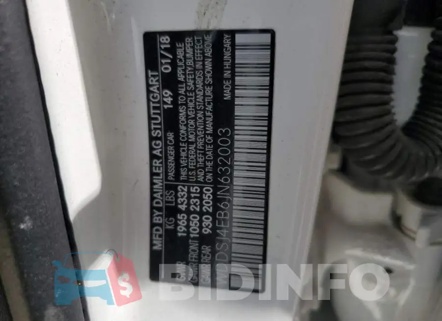 WDDSJ4EB6JN632003 Photo# 12