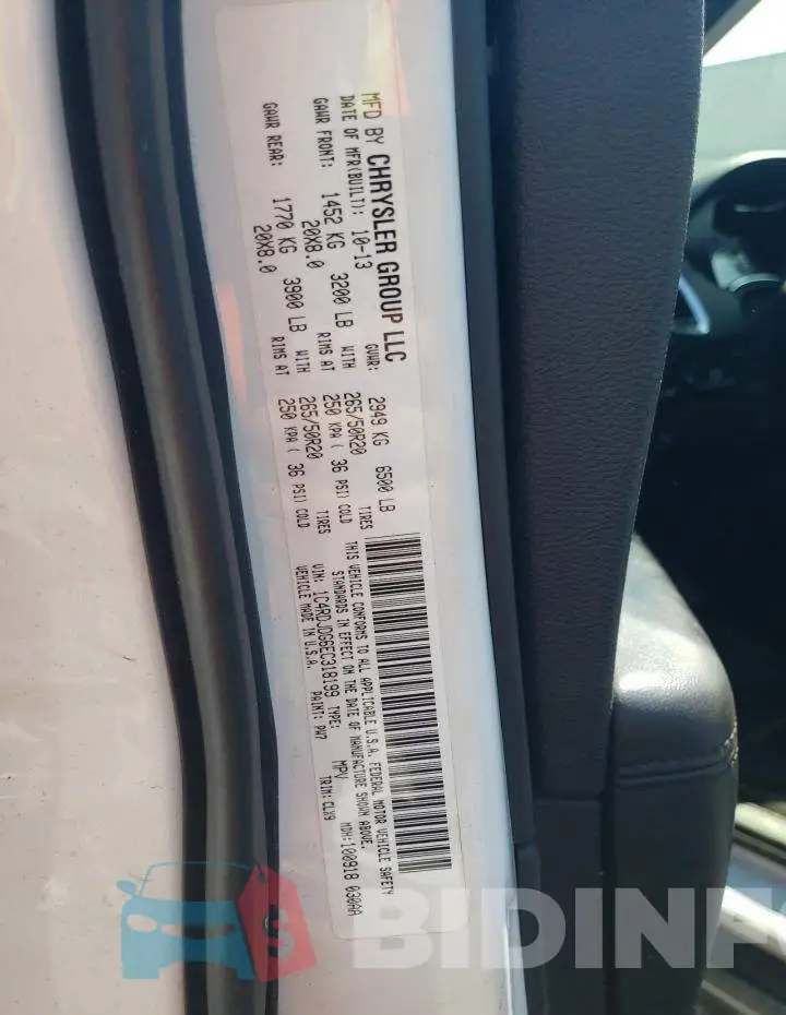 1C4RDJDG6EC318199 Photo# 12