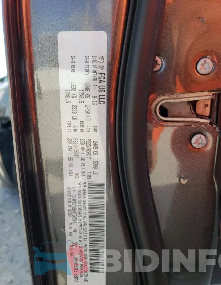 3C4PDCAB6HT505141 Photo# 14