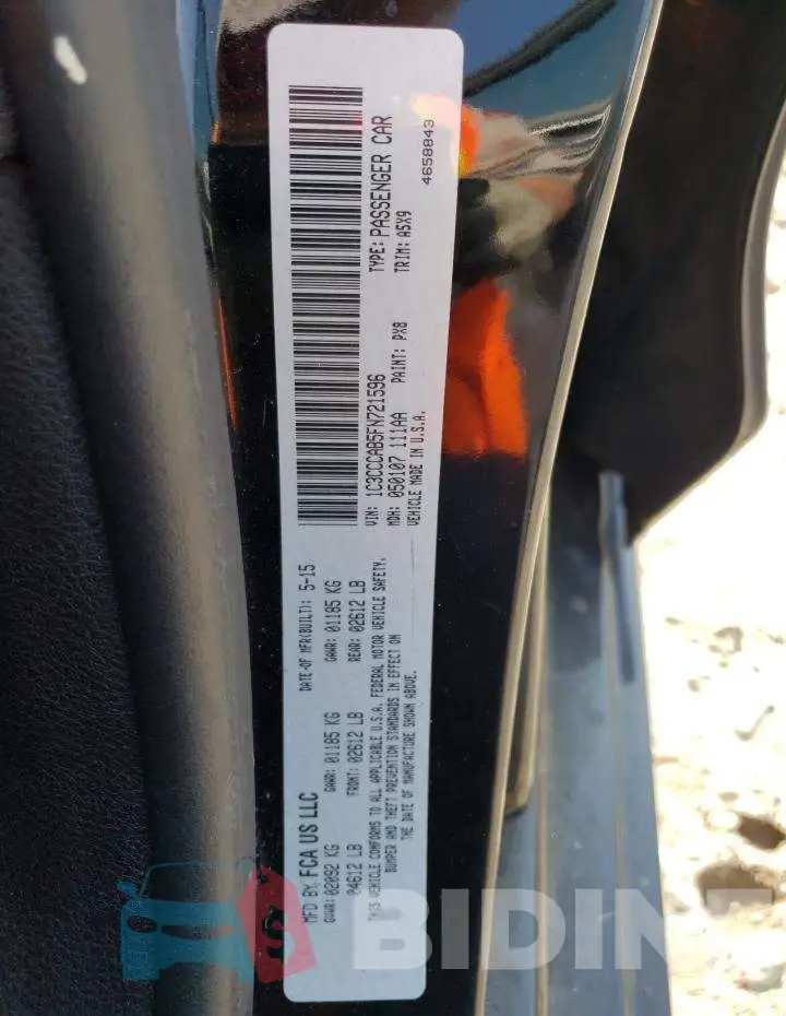 1C3CCCAB5FN721596 Photo# 13