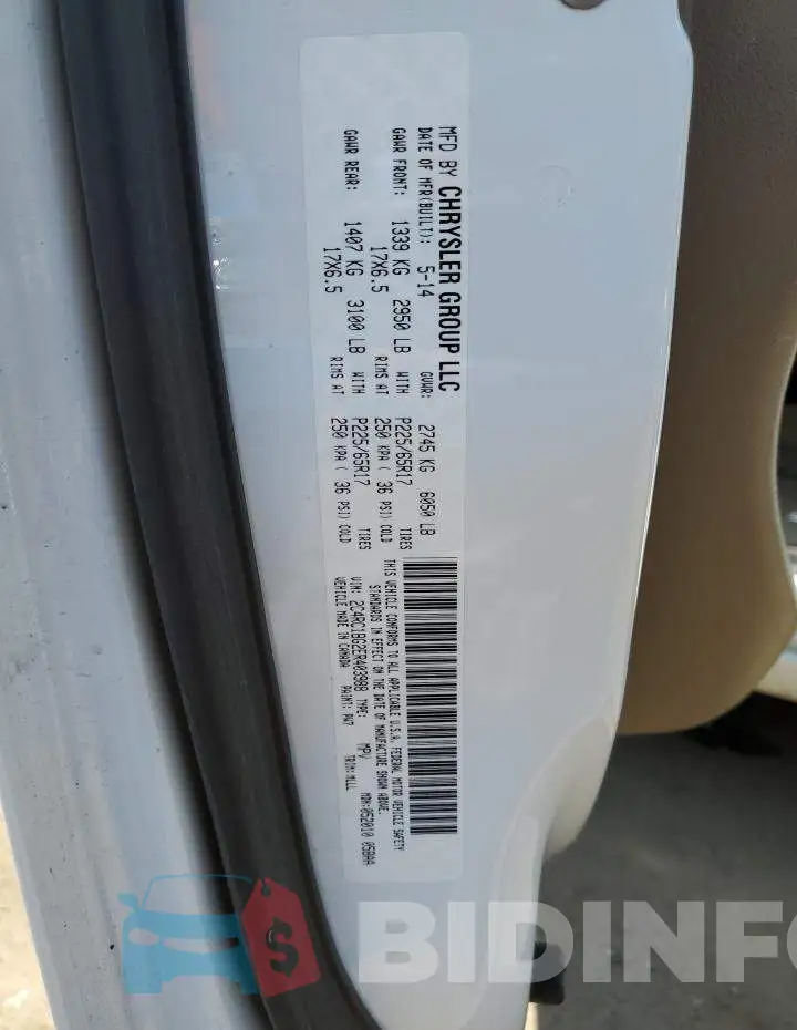2C4RC1BG2ER403988 Photo# 13
