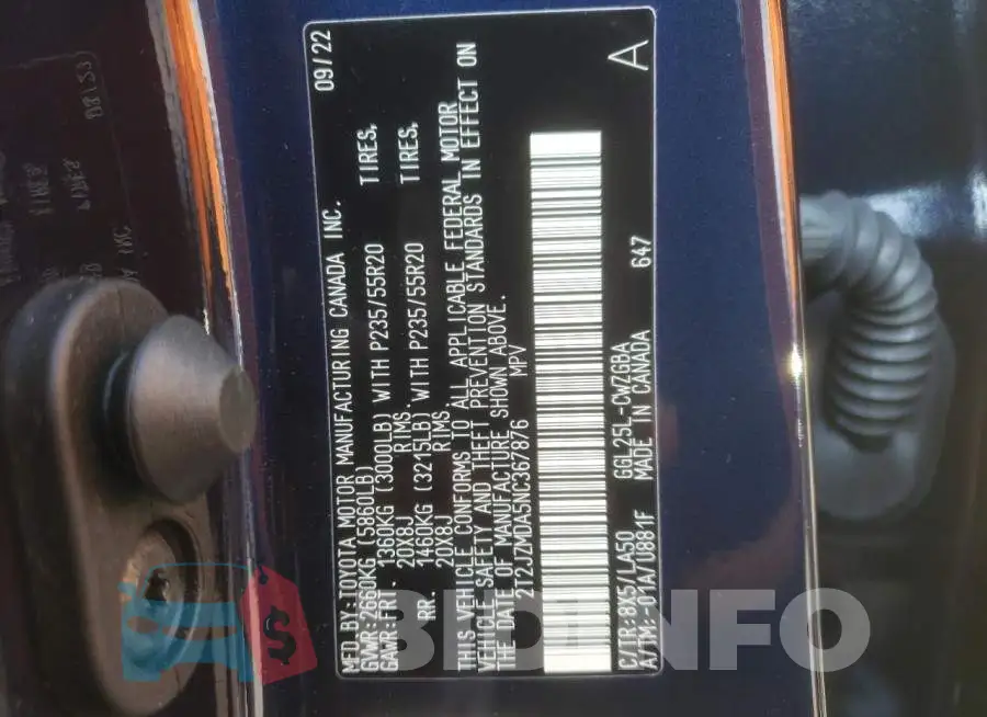 2T2JZMDA5NC367876 Photo# 12