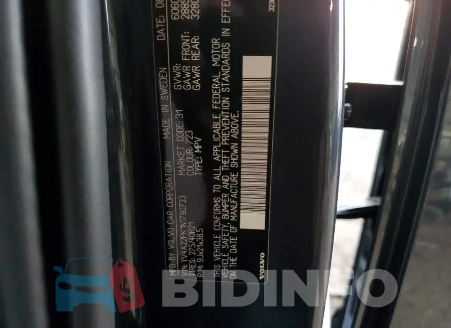 YV4A22PK1N1790733 Photo# 13