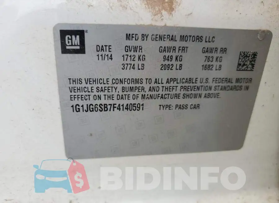 1G1JG6SB7F4140591 Photo# 12