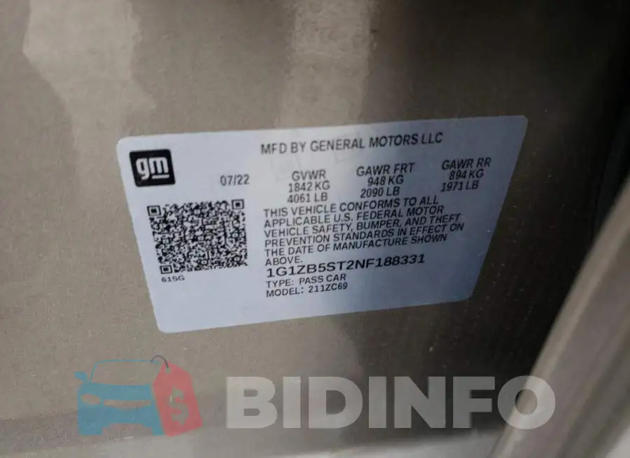 1G1ZB5ST2NF188331 Photo# 13