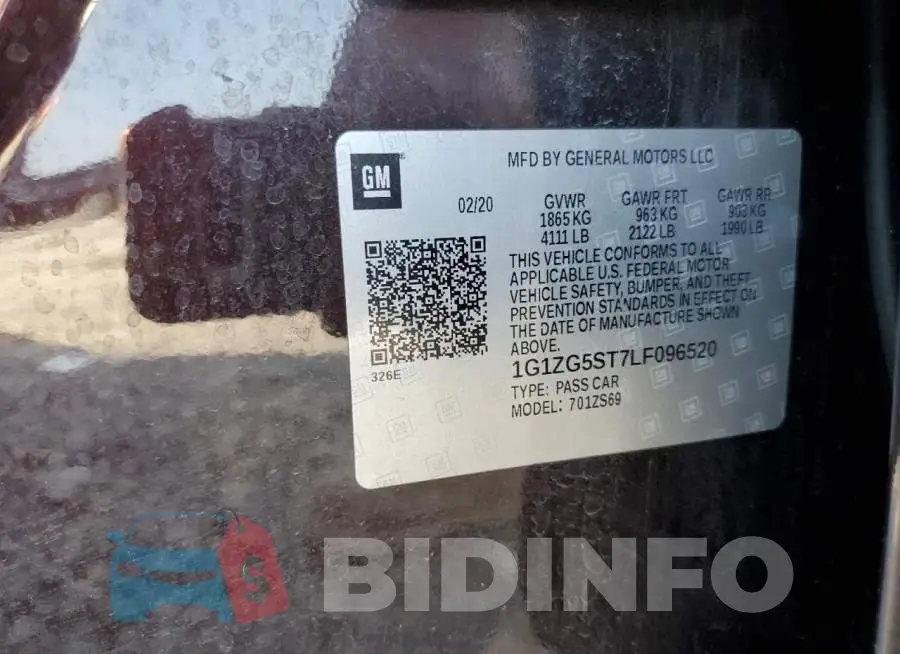 1G1ZG5ST7LF096520 Photo# 12