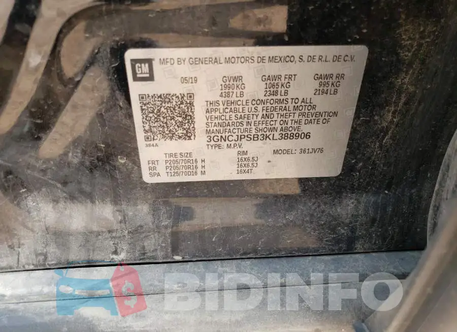 3GNCJPSB3KL388906 Photo# 12